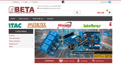 Desktop Screenshot of betacomercial.com.br