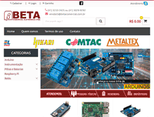 Tablet Screenshot of betacomercial.com.br
